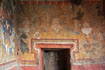 Alte Wandmalerei im Kloster Thikse